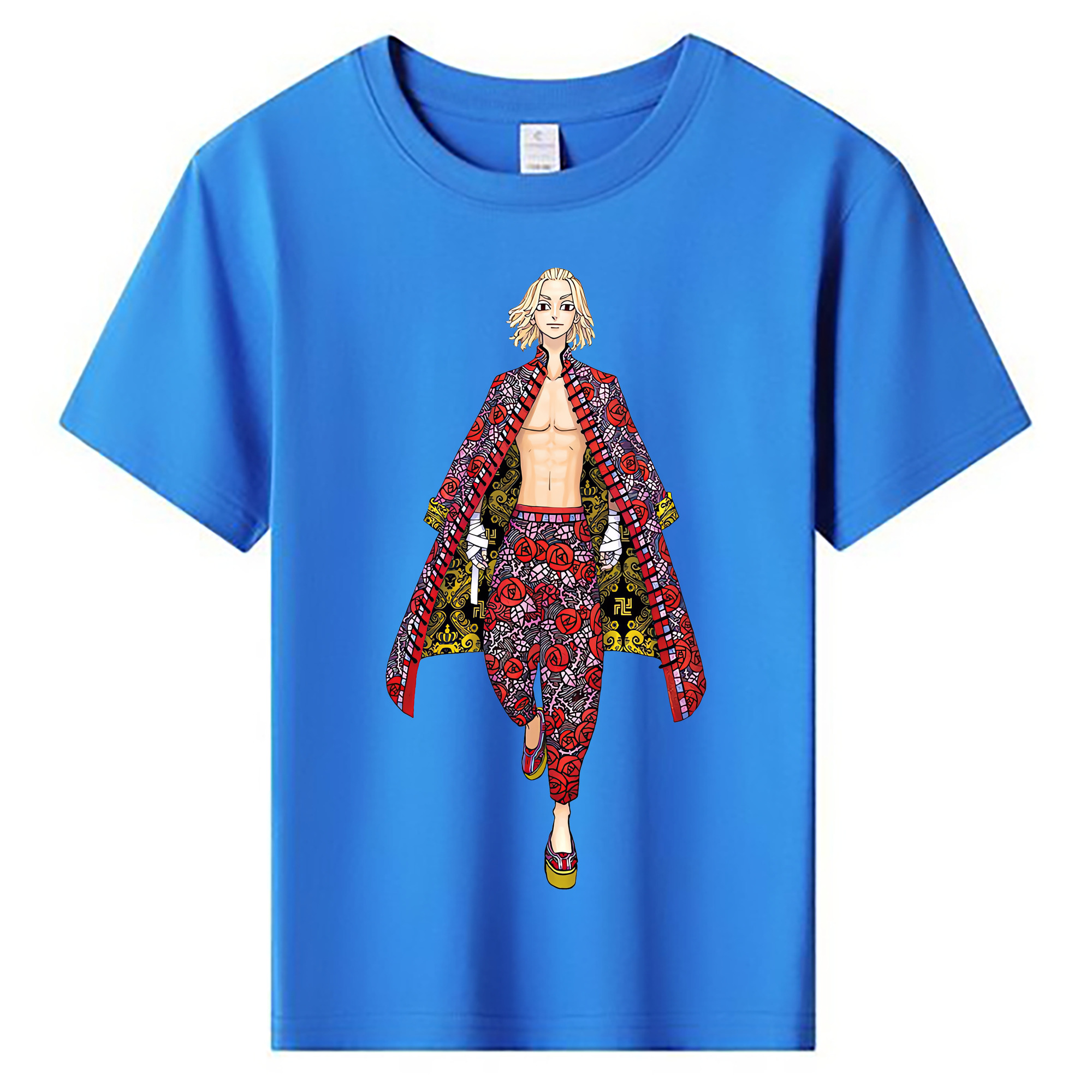 （画像用） 東京リベンジャーズ Tokyo Revengers 綿100％キッズTシャツ（フロントプリント）
